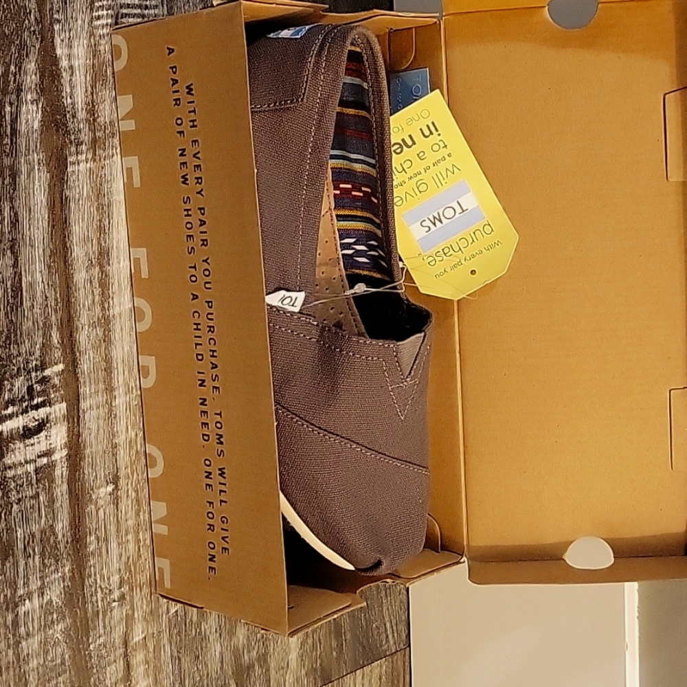 Tom's classic ash Canvas. Shoes.